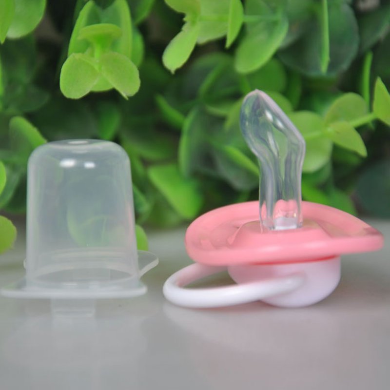 Baby Orthodontic Pacifier Translucent Silicone Baby Toddler Soother Baby Nipples - Futurmama