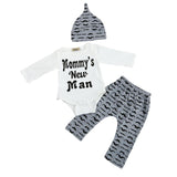 Newborn Baby Girl Boy Clothes Sets Beard Tops T-shirt Pants Casual Leggings Cute Animals 3pcs Outfits Baby Boys Girls Set - Futurmama
