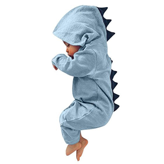 Baby Dinosaur Hooded Romper Jumpsuit - Futurmama