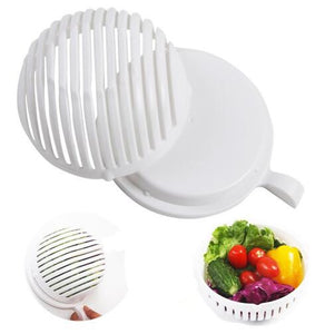 Salad Cutter Bowl 60 Seconds Easy Salad Maker Fruit Vegetable Kitchen Tools Chopper Cutter Quick Kitchen Accessories - Futurmama
