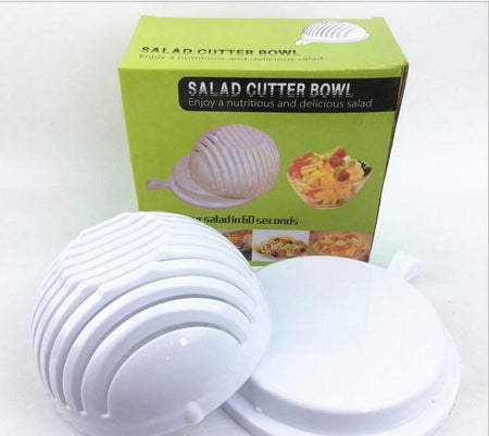 Salad Cutter Bowl 60 Seconds Easy Salad Maker Fruit Vegetable Kitchen Tools Chopper Cutter Quick Kitchen Accessories - Futurmama