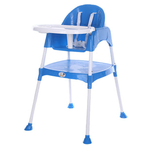 Multi Functional Baby Kids High Chair Adjustable Table Seat Toddler Feeding Highchair (Blue) - Futurmama