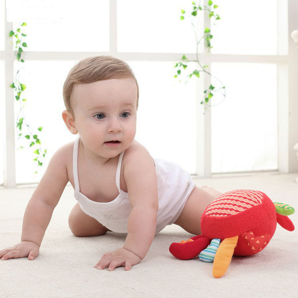 Baby Stroller Hanging Toy Plush Soft Animal Crab Balls Infant Baby Comfort Toy - Futurmama