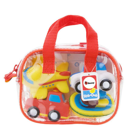 4Pcs Vehicle Baby Bath Toys Squeeze Sound Bathtime Fun Toys Squirt Water Toy for Babies and Kids - Futurmama