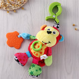 Baby Toys Infant Soft Plush Appease Toy Baby Developmental Rattles Toy Teether (Monkey) - Futurmama