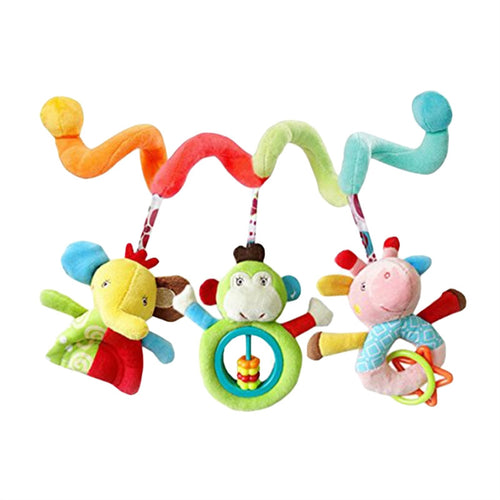 Newborn Baby Crib Toy Wrap Around Crib Rail Spiral Toy Stroller Toy Cute Baby Educational Toys - Futurmama