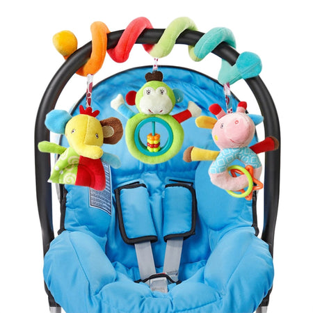Newborn Baby Crib Toy Wrap Around Crib Rail Spiral Toy Stroller Toy Cute Baby Educational Toys - Futurmama