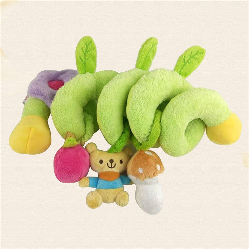 Baby Infant Crib Toy Wrap Around Crib Rail Toy Stroller Toy Cute Baby Educational Plush Toys - Futurmama