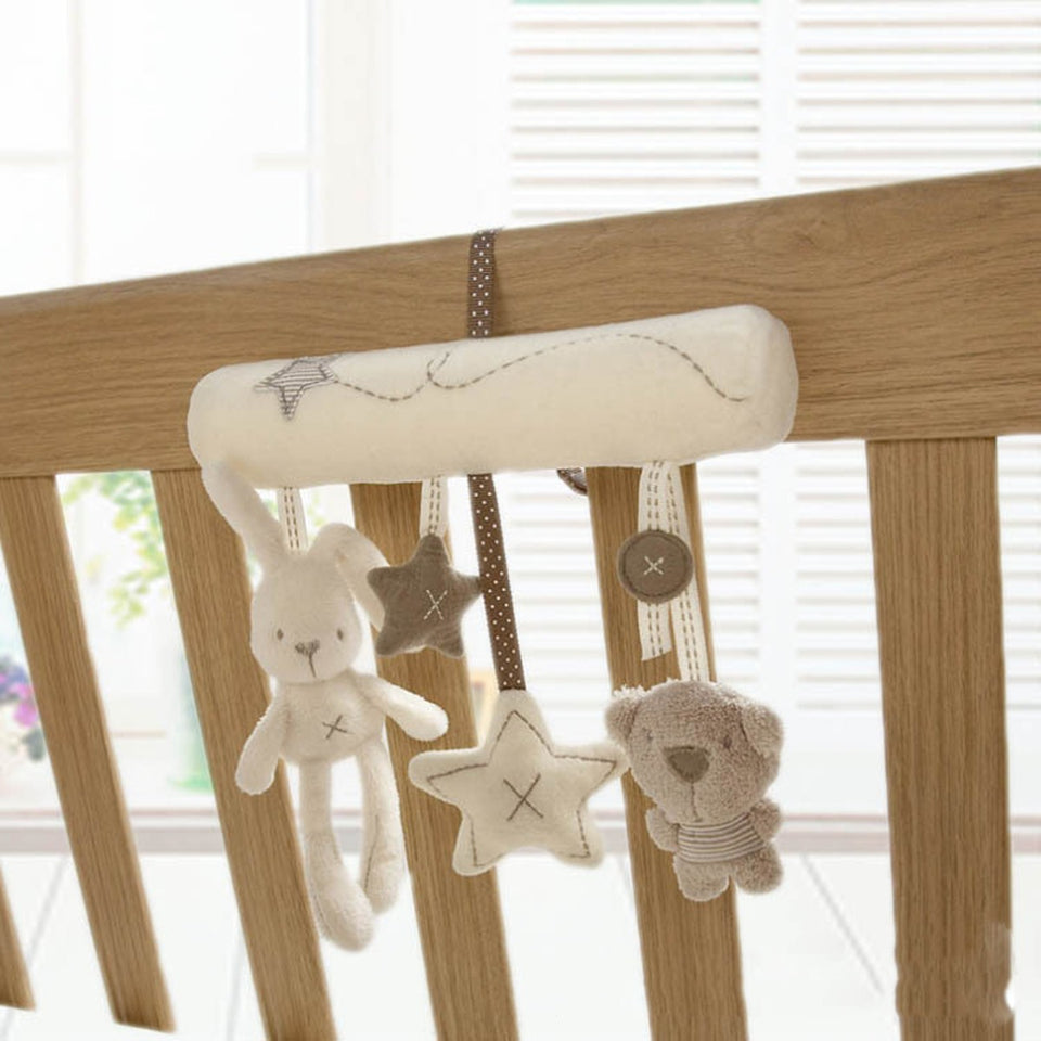 Multifunctional Rattle Toys Bed Bell Baby Infant Crib Toy Stroller Toy Cute Baby Educational Plush Toys 20cm - Futurmama
