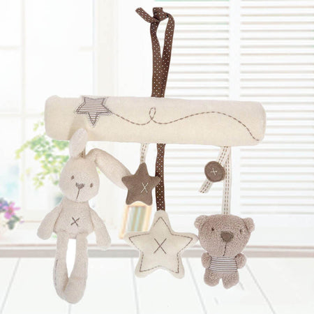 Multifunctional Rattle Toys Bed Bell Baby Infant Crib Toy Stroller Toy Cute Baby Educational Plush Toys 20cm - Futurmama