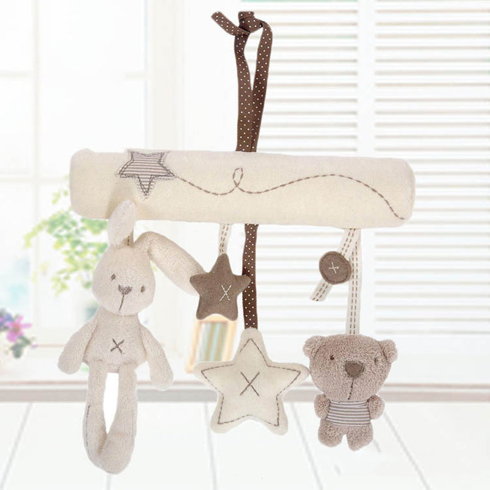Multifunctional Rattle Toys Bed Bell Baby Infant Crib Toy Stroller Toy Cute Baby Educational Plush Toys 20cm - Futurmama