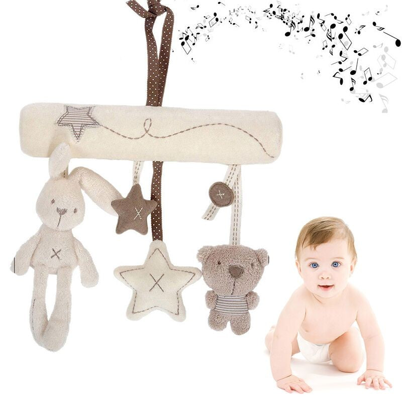 Multifunctional Rattle Toys Bed Bell Baby Infant Crib Toy Stroller Toy Cute Baby Educational Plush Toys 20cm - Futurmama