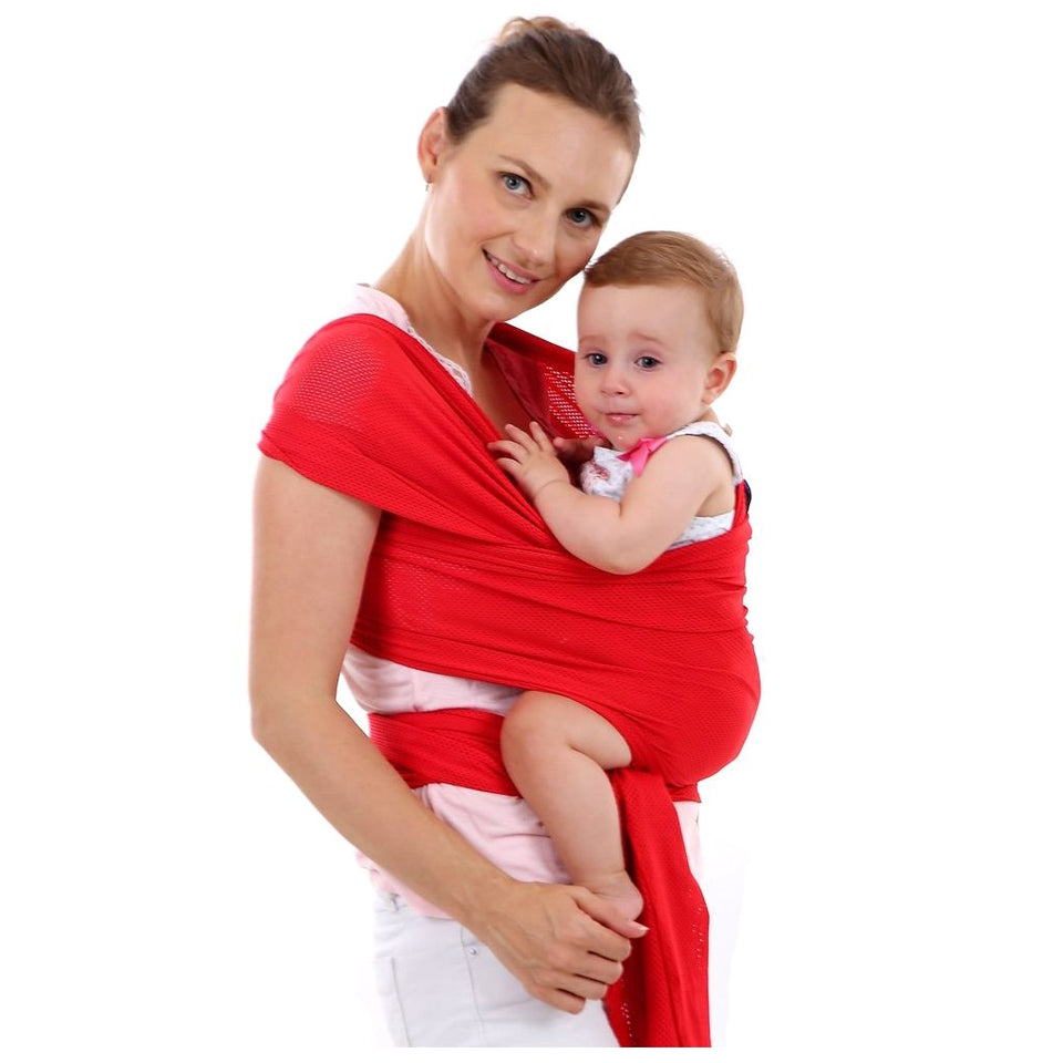 Baby Wrap Carrier Lightweight Comfortable Mesh Baby Carrier for for Infants and Babies - Futurmama