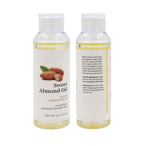Sweet Almond Oil Moisturizing Foundation Oil Body Massage Oil Desalination Stretch Mark Oil 118ml - Futurmama