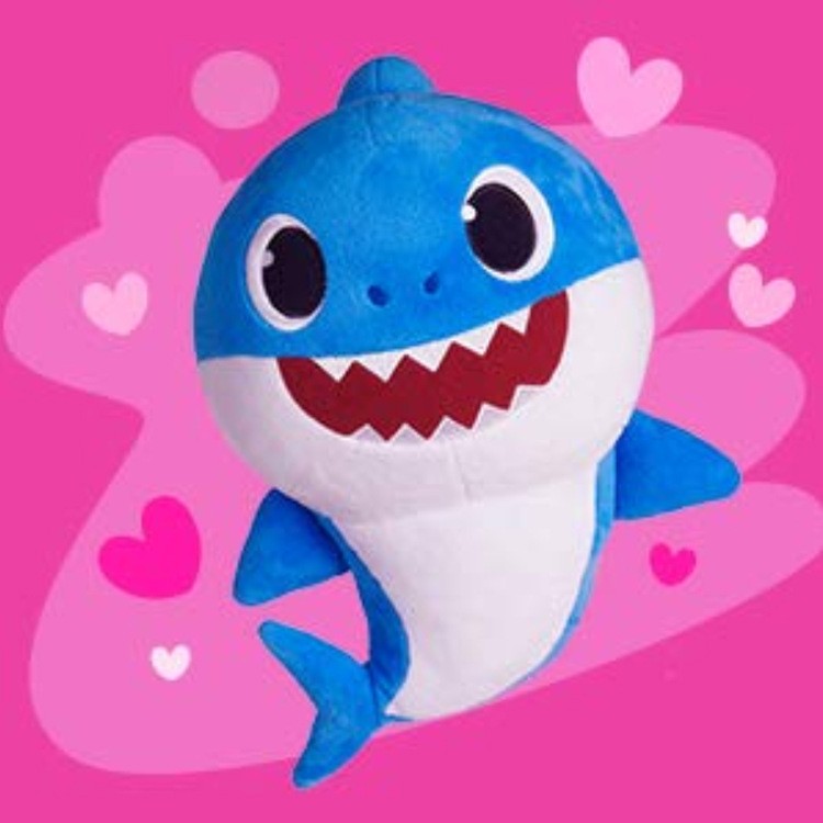 Soft Dolls Baby Cartoon Shark Toys With Music Cute Animal Plush Baby Toy Shark Dolls Singing English Song For Gift Children Girl - Futurmama