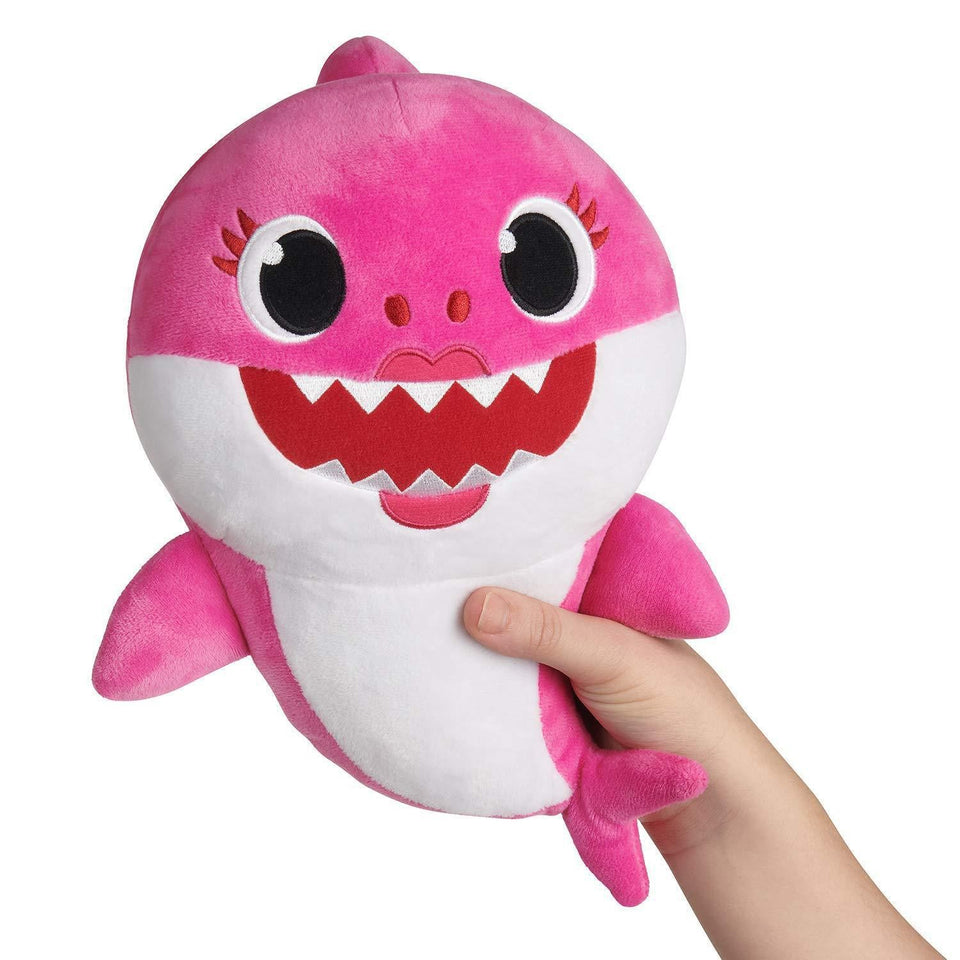 Soft Dolls Baby Cartoon Shark Toys With Music Cute Animal Plush Baby Toy Shark Dolls Singing English Song For Gift Children Girl - Futurmama
