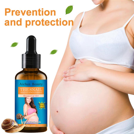 30ml Pregnancy Stretch Mark Removal Essential Oil Natural Snail Extract Repairing Oil Get Rid of Stretch Mark for Women TSLM1 - Futurmama