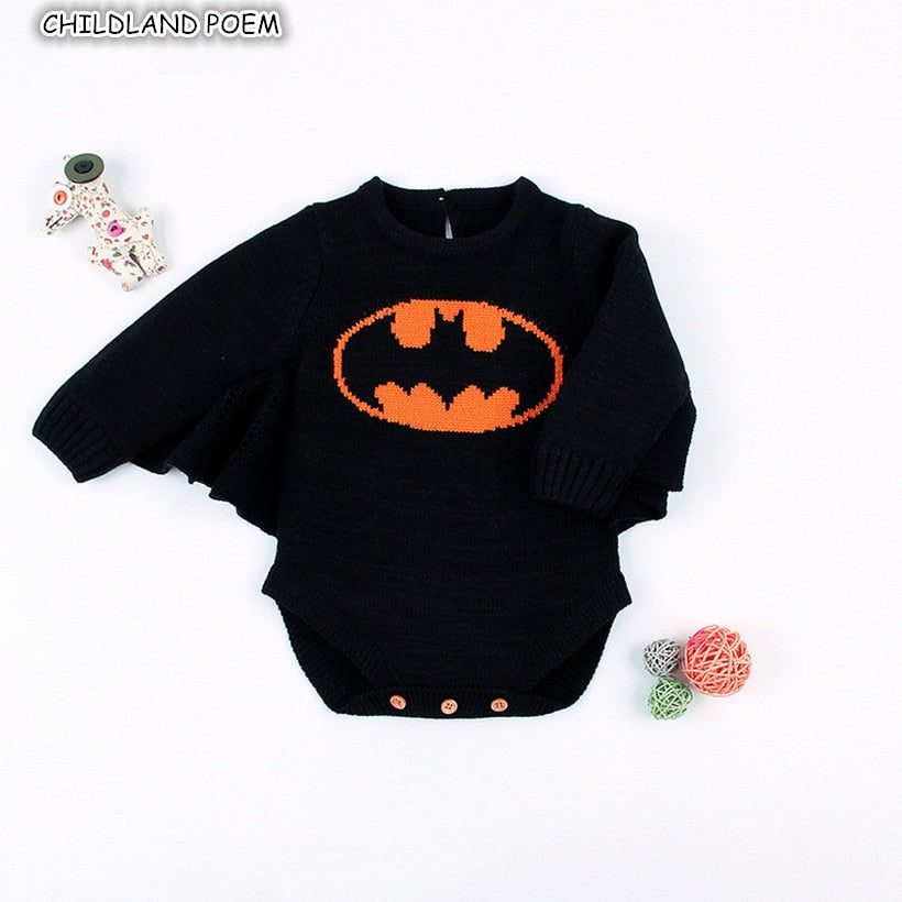 Newborn Baby Romper Infant Baby Knitted Clothes 100% Cotton Knit Baby Boys Romper Baby Jumpsuit for boys Christmas Baby Costume - Futurmama