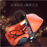 recounts baby stroller leather two-way shock absorbers baby cart  3 in 1 baby trolley baby pram baby carriage - Futurmama
